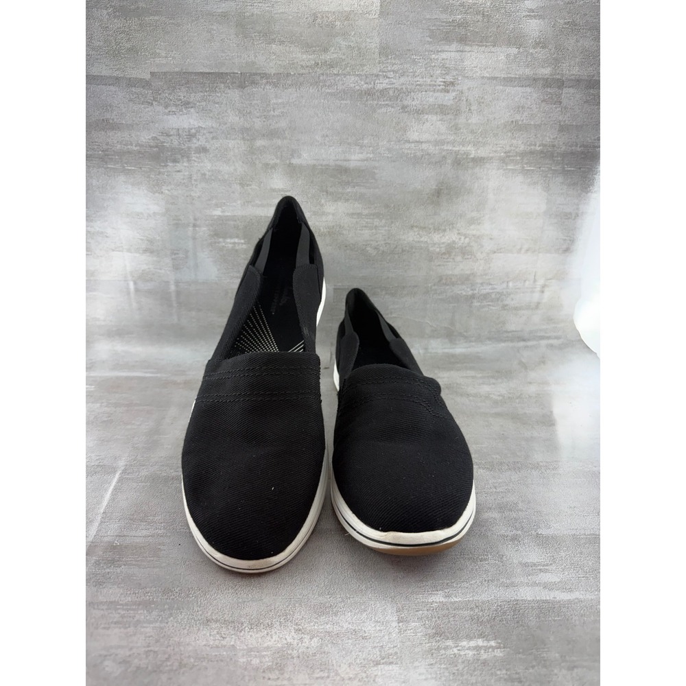 Clarks Cloudsteppers Arla Kaylie Women Sz 11 Black Slip On Sneakers 261653704085